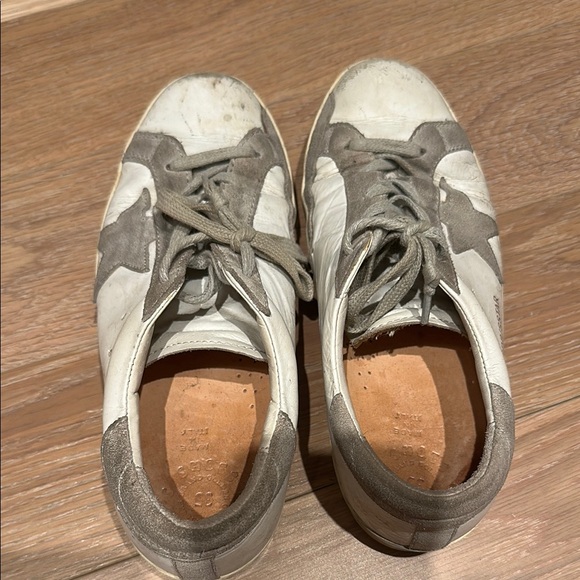 Golden Goode Gray and White Sneakers - Picture 1 of 3